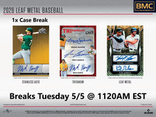 Mavrick Rizy 2026 Leaf Metal Baseball 1x Hobby Case Break #5