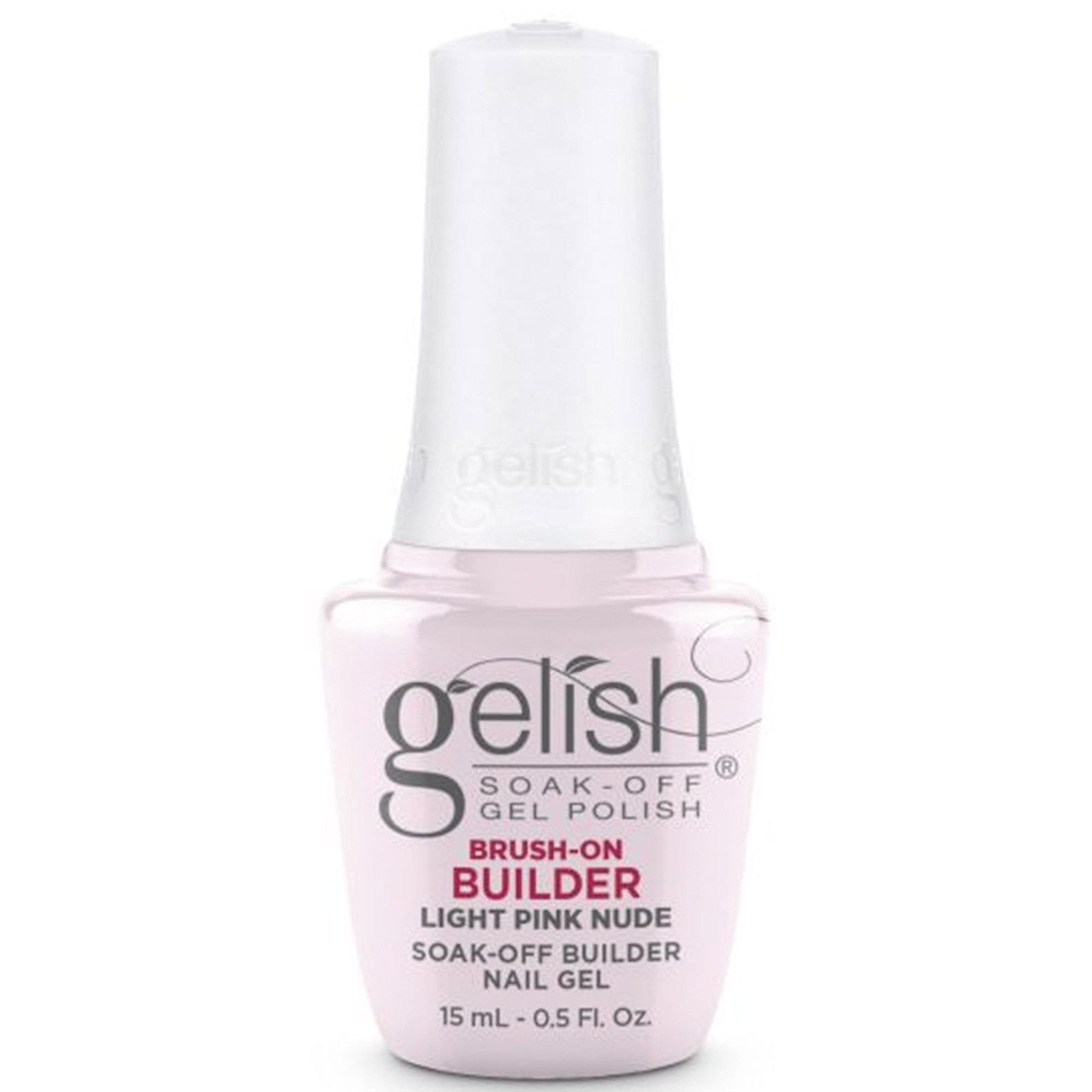 Gelish Hema Free Brush On Builder Gel Colour - Light Pink Nude 15ml (1148126)