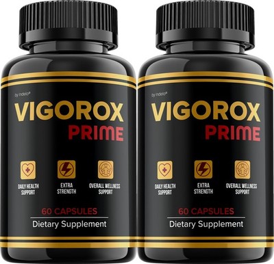 (2 Pack) Vigorox Prime for Men Capsules   VigoroxPrime MultiVitamin Energy Pills