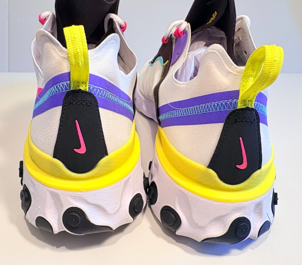 Nike React Element 55 Running Shoes RESPONSIVE Lightweght Rocker Men's Size 15 thumbnail 4