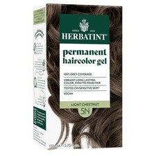 Permanent Hair Dye For Women - 5N Light Chestnut - For Up To 100 Gray Covera...