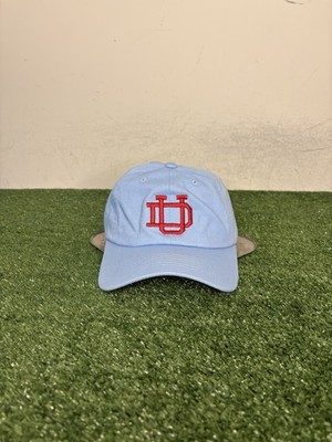 Dayton Flyers hat cap strap back blue red handy hats basketball mens unisex