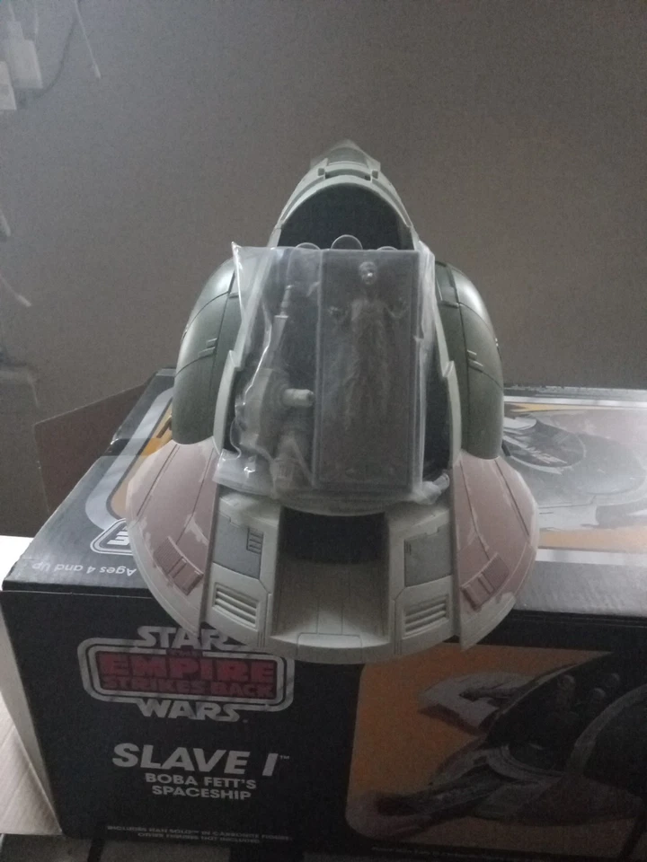 Colección Star Wars Vintage-Nave Espacial de Boba Fett-Figura Han Solo en Carbonita Foto 3 de 4