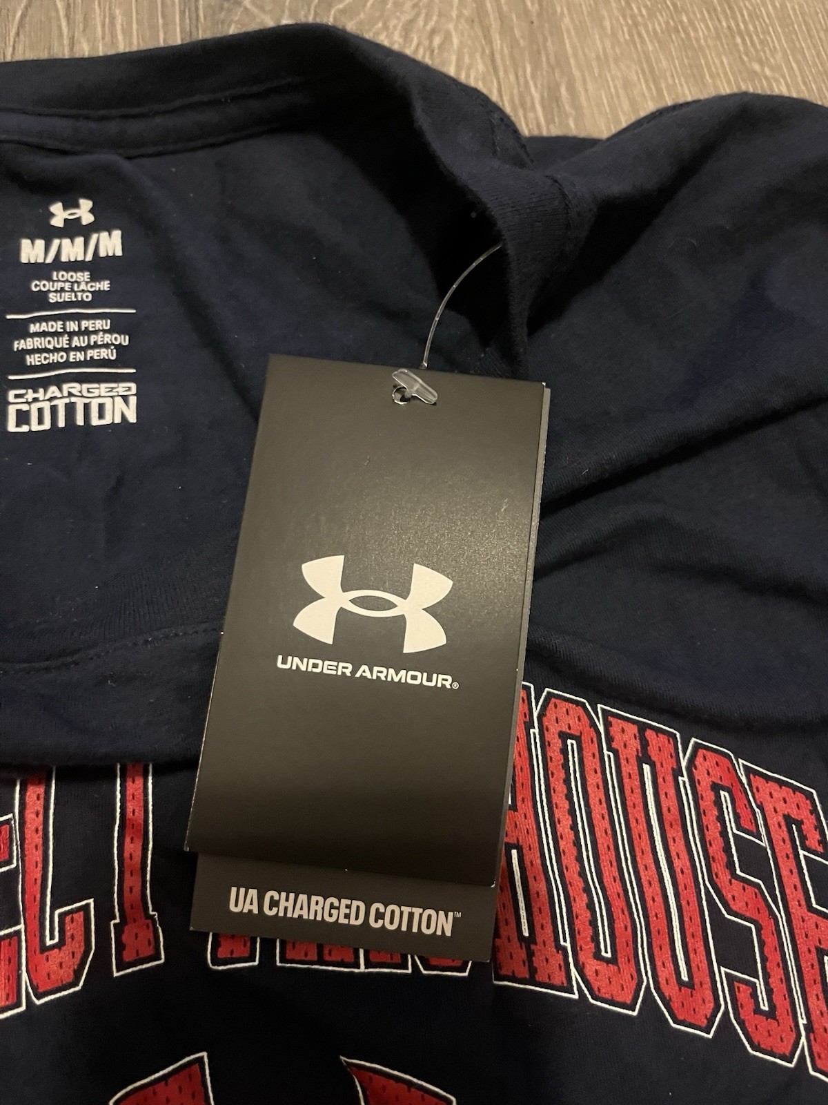 Under Armour Protect This House Charged Cotton Womens M Loose Blue NWT