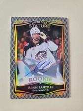 2023-24 23-24 Stature Base Rookie Autograph #48 Adam Fantilli BLUE JACKETS
