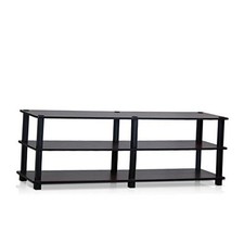 Turn-S-Tube No Tools 3-Tier Dark Cherry and Black Square Corner/Wide