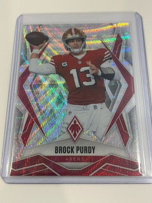 Brock Purdy 2025 Panini Phoenix Silver Wave Prizm #33 /199 49ers