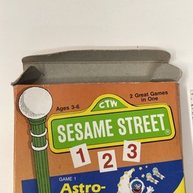 Sesame Street 123 Nintendo NES UNTESTED Game Complete box + manual insert clean