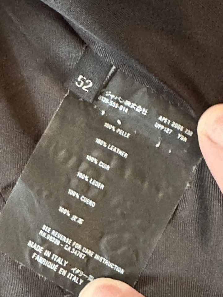 Prada Leather Blazer Jacket EU52/42 UK RRP £5k - Image 3 of 4