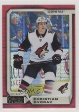 2018-19 O-Pee-Chee Platinum Red Prism 22/199 Christian Dvorak #41 04k2