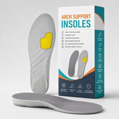 PU foam insole with high elasticity and shock absorption