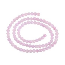 93 Pcs 4mm Natural Stone Beads Round Gemstone Quartz Beads Light Purple