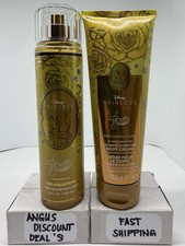 Bath Body Works Disney Princess 2PCS BELLE Fine Fragrance MIST  BODY CREAM 8oz