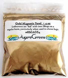 1 X Gold Magnetic Sand 4oz * - Picture 1 of 1