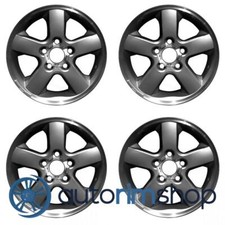 Jeep Grand Cherokee 2002-2004 17 Oem Wheels Rims Set Machined Charcoal