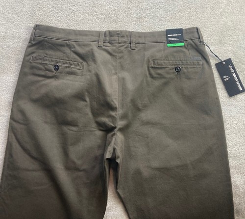 Remus Uomo Chinos 38R Dark Forrest Green Stretch Fit Waist 38 Leg 29 Inch - Picture 6 of 9