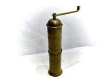 Antike ziselierte Mokkamühle Kaffeemühle 22,5cm Messing Original KTM Mocca Mühle