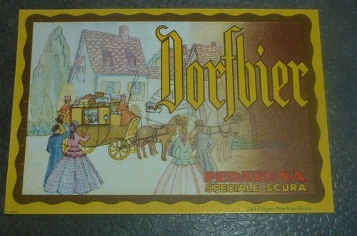 IT.cc. ITALIA-ITALY BIRRA PADAVENA beer label old b