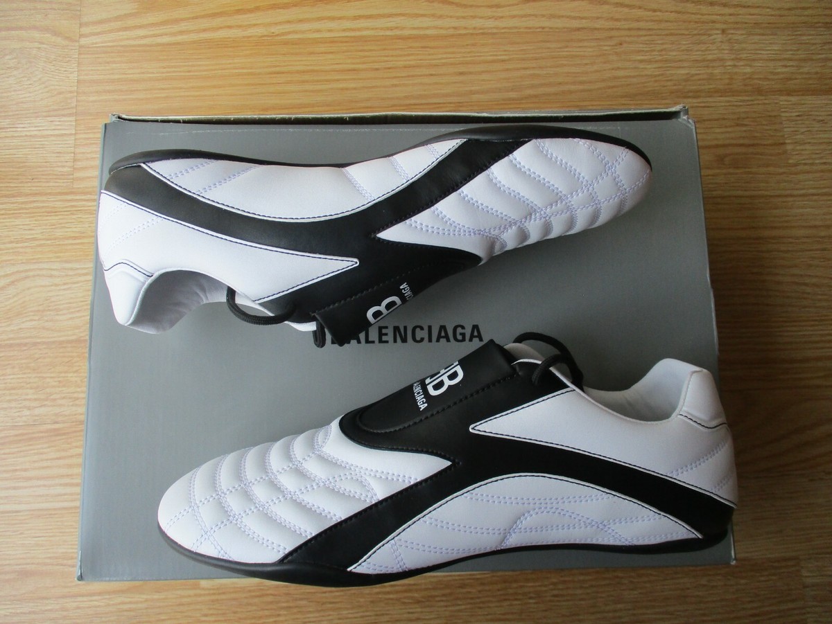 $595 Balenciaga Zen Low Top White Black Sneakers Womens sz $595 Balenciaga Zen Low Top White Black Sneakers Womens sz