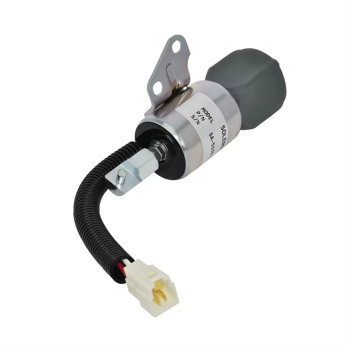 12V Fuel Stop Solenoid 1756ES-12SUC5B1S5 17520-60013 for Kubota