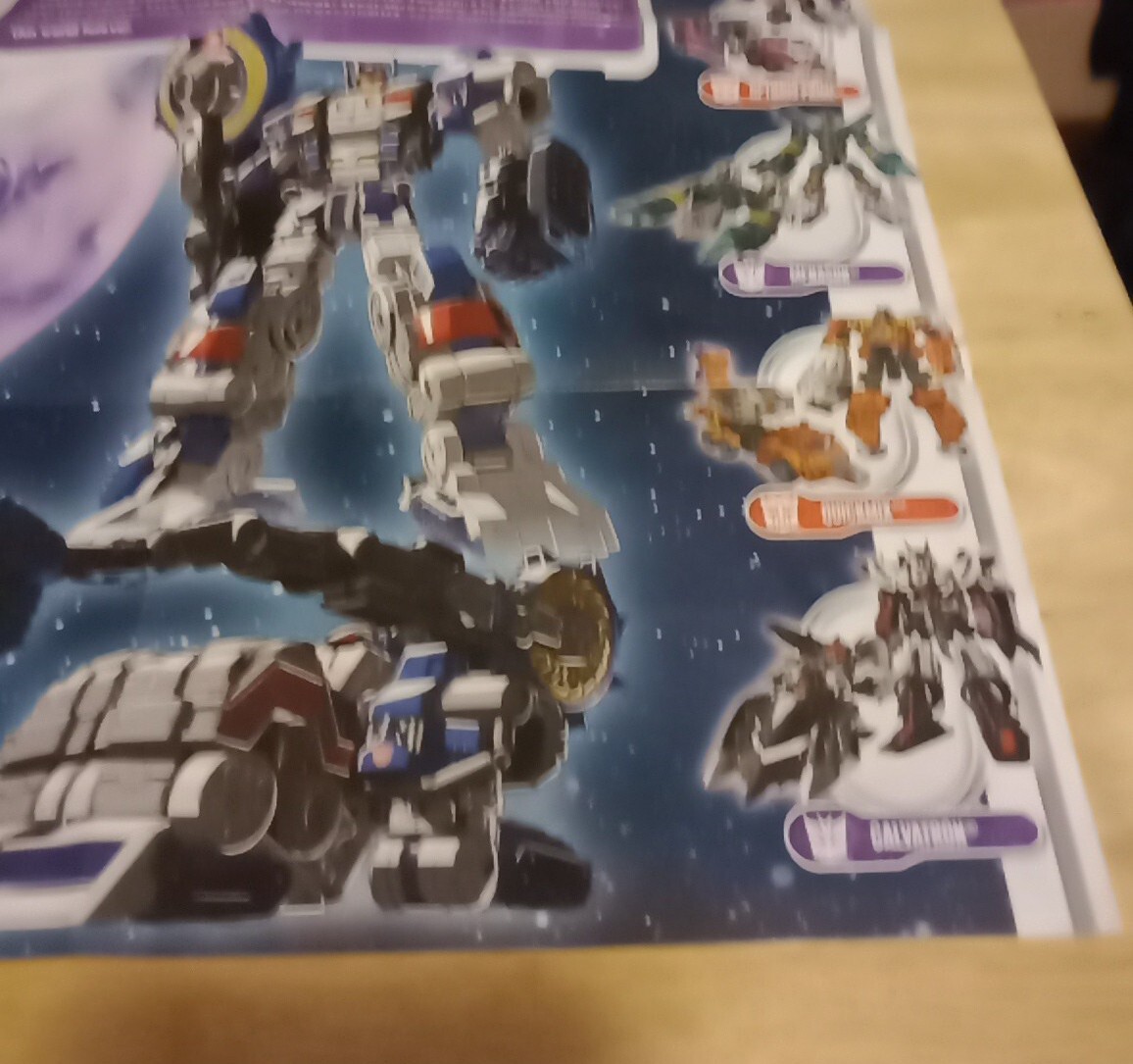 Transformers Cybertron GIANT map Insert. 2007. Preowned eBay