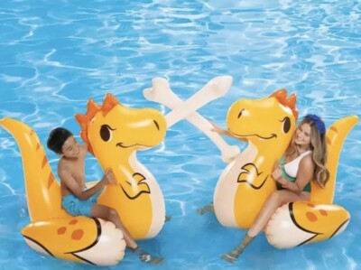 Jurassic Bash Inflatable Pool Game/Floats Funsicle 62.5'' L X 40'' W X 42.5''H-NEW