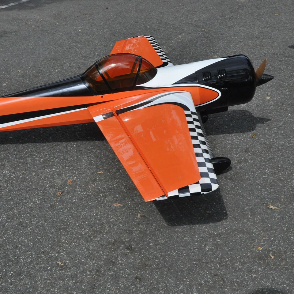 YAK55 86.6inch 50cc  Yellow Control  ARF gasoline Scale RC Plane Model  - Image 3 of 4