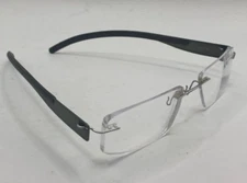 FREE FORM TITANIUM EYEGLASSES FRAMES ONLY NEW RBT-EX GREEN RIMLESS 52-17-140