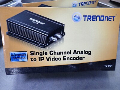 NEW TRENDnet TV-VS1 Single Channel Analog to IP Video Encoder
