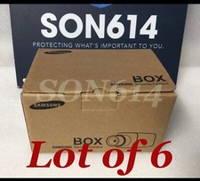 Lot 6 Samsung SNB-7001N Full HD Network CCTV Color Cameras W/ IP 3MP 1080p NEW 