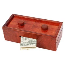 Genius Japanese Secret Puzzle Box Brainteaser Money Holder Storage Compartment