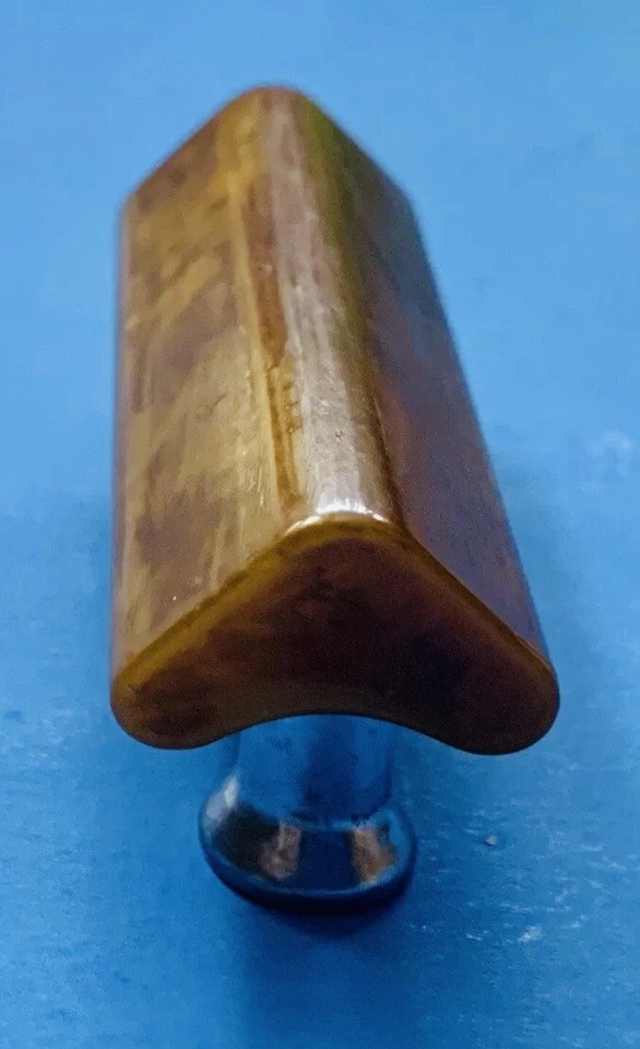 Tortuga Baquelita Antiguo Hardware Art Deco Cajón Tirador Manija de Gabinete 2” Centros Foto 4 de 4