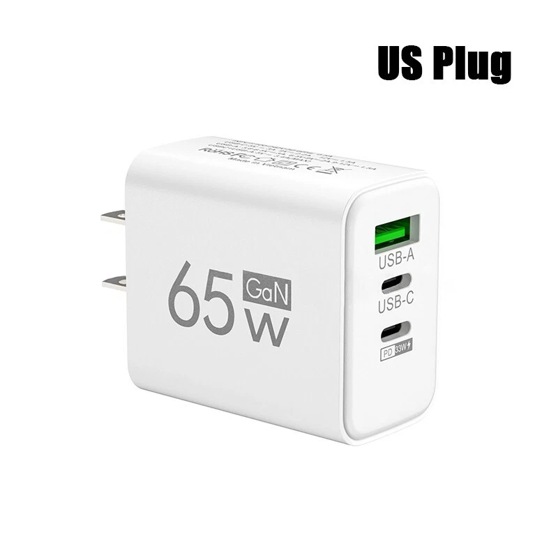 5W GaN Fast Charger USB-C PD 3.0 Quick Charge Adapter - Image 4 of 4