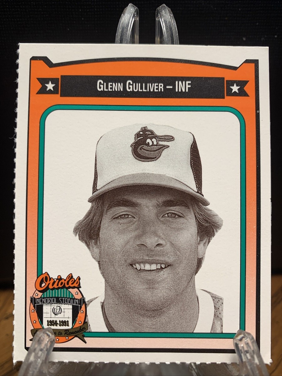 VAN McKean クリケット選手 １９９１年代物 Glenn Gulliver Baltimore Orioles 1991 Crown card #169 Allen Park