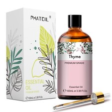 100ml Thyme Essential Oil -Pure and Natural -Premium Grade Oil for Diffuser