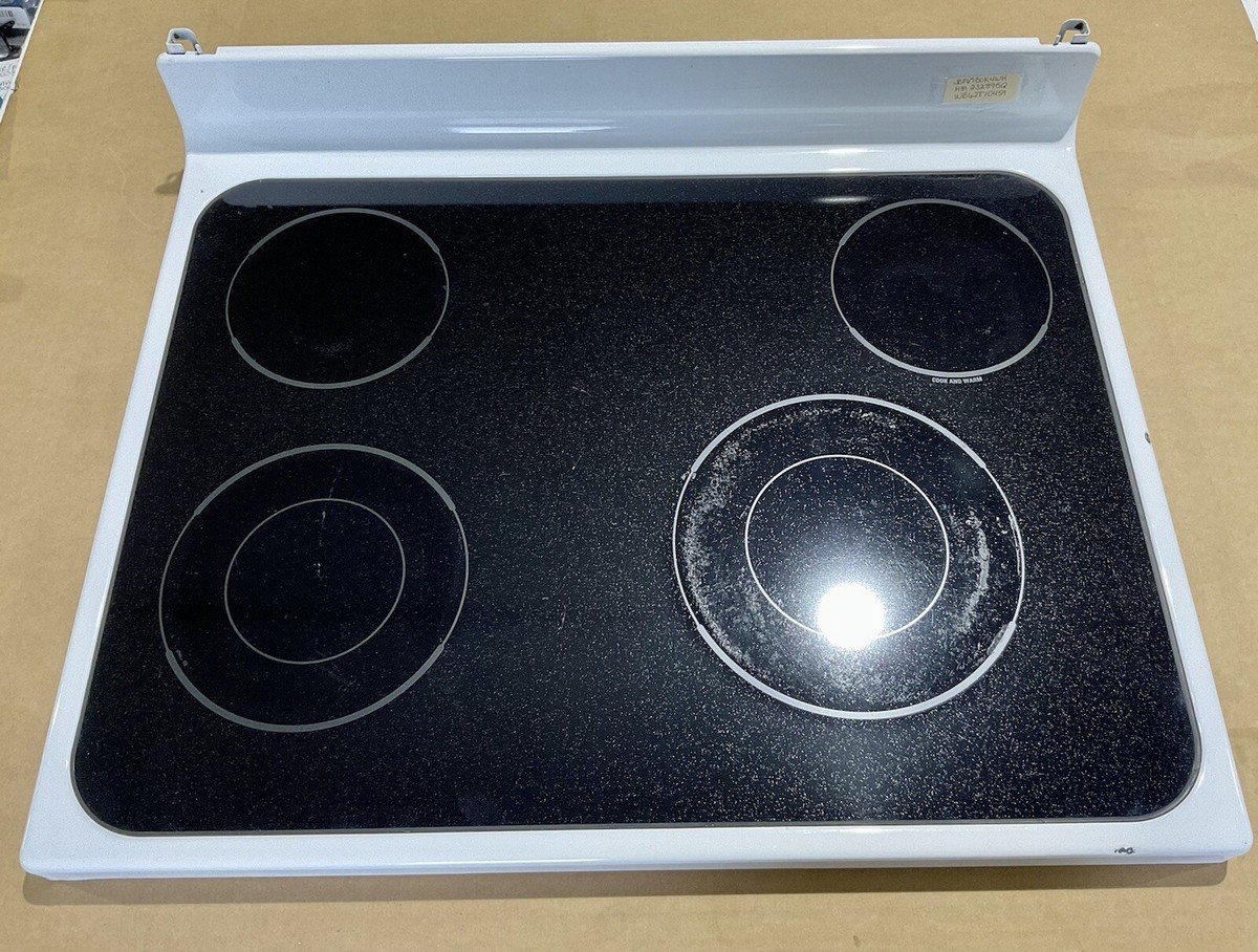 GE Kenmore Range Glass Cooktop WB62T10459 WHITE JBP67B0K4WH  