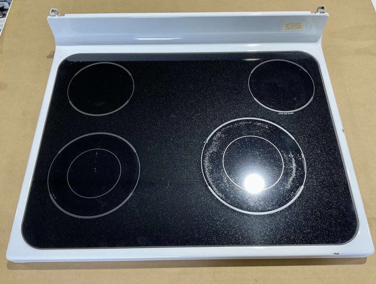 GE Kenmore Range Glass Cooktop WB62T10459 WHITE JBP67B0K4WH 
