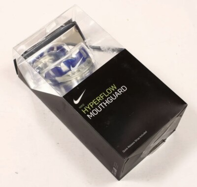Nike Adult HyperFlow Mouthguard Lip Protector NUU32917OS One Size Blue/White
