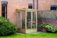 Forest Lean To Green House 4 x 4 Walk In Wooden Plant Vegetable Potting Shed