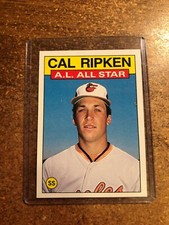 1986 Topps Baseball # 715 AL All Star Cal Ripken Shortstop 1