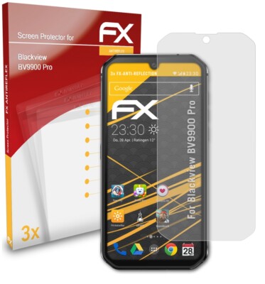 Pack De 3 Protecteurs D'écran AtFoliX FX-Clear Pour Blackview BV9800 Pro - Neuf, Made In Germany