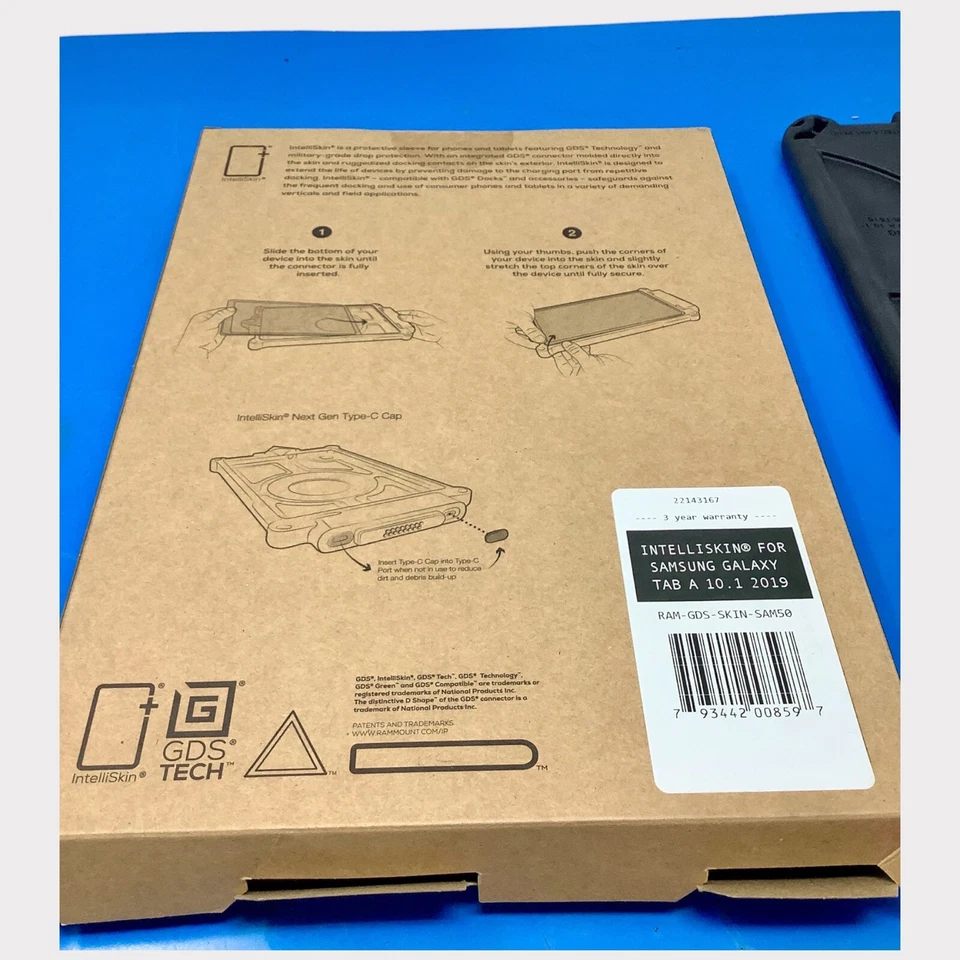 RAM-GDS-SKIN-SAM50 New INTELLISKIN Case with GDS for Samsung Galaxy Tab A 10.1 - Image 4 of 4