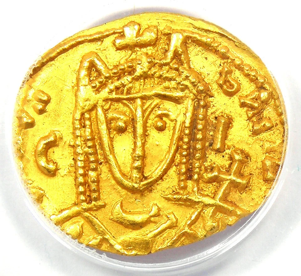 Irene Gold AV Solidus Syracuse Coin 797-802 AD - ANACS MS62 (Choice MS UNC) - Image 4 of 4