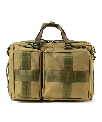 briefing×Beams+　3WAY BAG　KHAKI ASK availability First) BEAMS BRIEFING / 3WAY BAG KHAKI new