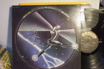JEFFERSON STARSHIP ''Dragon Fly'' GRUNT  ''Autographed by Paul Kanter & Marty Balin