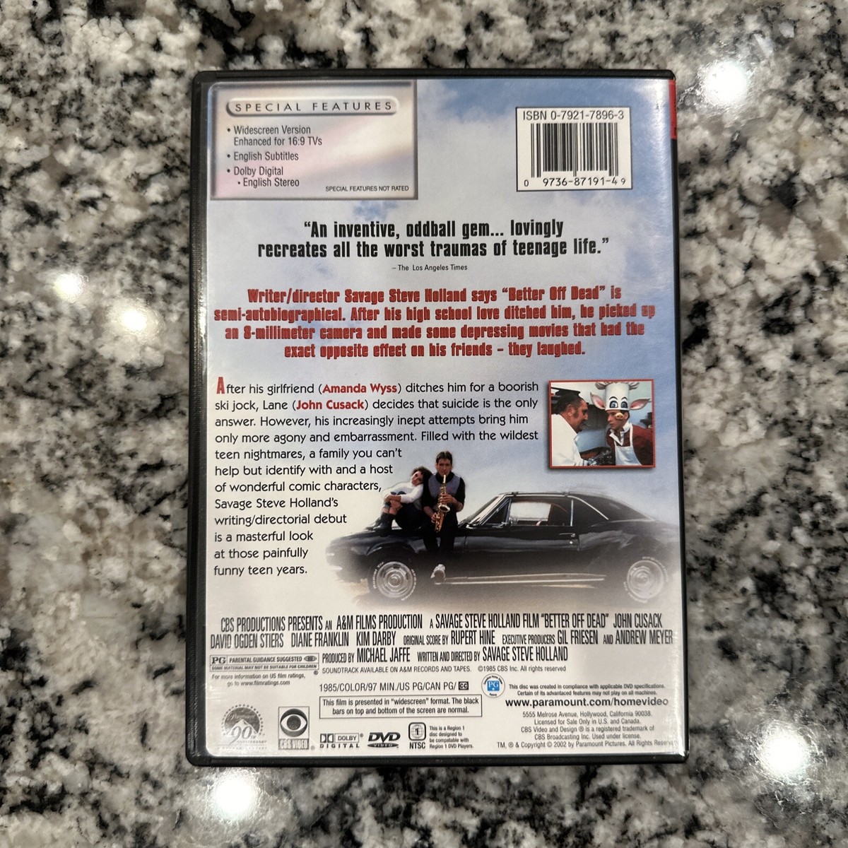 Better Off Dead (DVD, 1985) 97368719149| eBay