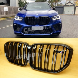 2019-2020 For BMW X5 G05 M Style Shiny Black Front Hood Grille SUV Hatchback | eBay