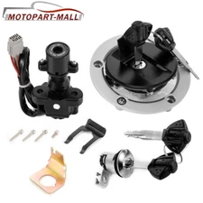 For Suzuki GSXR 600 750 1000 05-18 Ignition Switch Fuel Gas Cap Seat Lock Keys