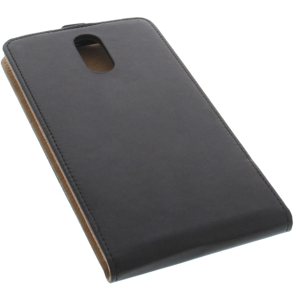 Custodia per Bluboo Maya Max Custodia Cellulare Modello Flip Custodia Nera - Immagine 4 di 4