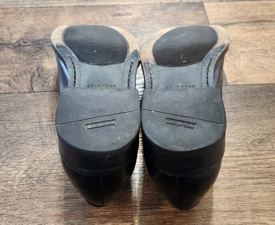 Cole Haan Grand OS Double Monk Strap Black Leather Loafers  display picture 1